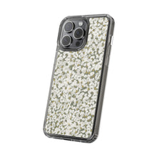 Load image into Gallery viewer, Clear Case — Tiny White Petal Flowers Phone Case