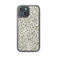 Load image into Gallery viewer, Clear Case — Tiny White Petal Flowers Phone Case