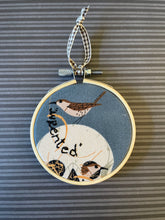 Load image into Gallery viewer, “Wrented” hand stitched Embroidery Hoops