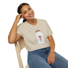 Load image into Gallery viewer, Milk Jar Unisex Softstyle T-Shirt, Cute Graphic Tee, Casual Wear, Gift for Milk Lovers, Everyday Fashion, Eco-Friendly Cotton