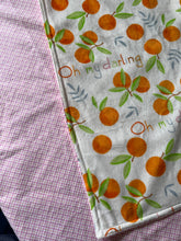 Load image into Gallery viewer, Oh My Darling Minky and Plaid Flannel Blanket