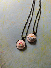 Load image into Gallery viewer, Sunshine and Rainbows Hand Embroidered Necklace