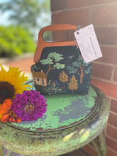 Load image into Gallery viewer, Small English Garden Wooden Handled  Clutch