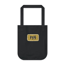 Load image into Gallery viewer, Canvas Tote Bag — Yellow Plaid Patch “PGH” Eco Grocery & Everyday Tote