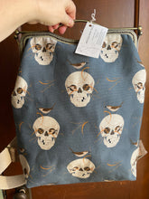 Load image into Gallery viewer, Large “Wrented” Charley Harper Canvas Fabric Vintage style Clutch Backpack