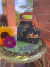 Load image into Gallery viewer, Small English Garden Wooden Handled  Clutch