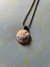 Load image into Gallery viewer, Sunshine and Rainbows Hand Embroidered Necklace