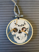 Load image into Gallery viewer, “Wrented” hand stitched Embroidery Hoops