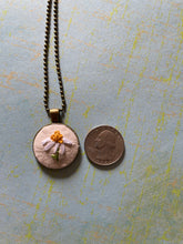 Load image into Gallery viewer, Pocket full of Daisies  Hand Embroidered Necklace