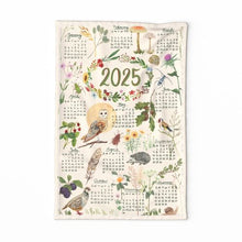 Load image into Gallery viewer, PREORDER-2025 Calendar Tea Towel