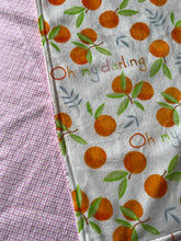 Load image into Gallery viewer, Oh My Darling Minky and Plaid Flannel Blanket