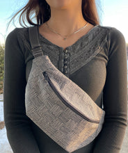 Load image into Gallery viewer, Blaire bag in Cross Weave canvas fabric