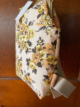 Load image into Gallery viewer, Small Barkcloth floral Backpack Clutch Bag