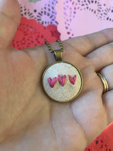 Load image into Gallery viewer, Heart Hand Embroidered Necklace