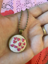 Load image into Gallery viewer, Heart Hand Embroidered Necklace