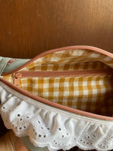 Load image into Gallery viewer, Shabby chic rose Blair Bag with Ruffle accent