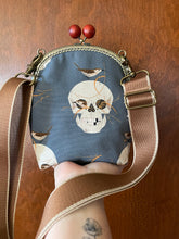 Load image into Gallery viewer, Small Wrented skull + wren crossbody