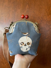 Load image into Gallery viewer, Small Wrented skull + wren crossbody