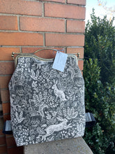 Load image into Gallery viewer, Large Rifle Paper Co. Canvas Clutch Bag Backpack