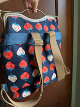 Load image into Gallery viewer, Strawberries🍓 Large Backpack Clutch Bag