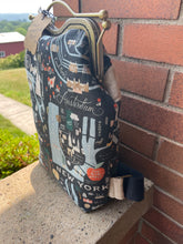 Load image into Gallery viewer, Women’s Small Backpack Bon Voyage Fabric Rifle Paper Co