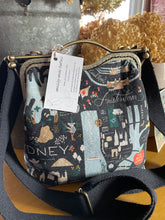 Load image into Gallery viewer, Bon Voyage Fabric Clutch with Crossbody Strap