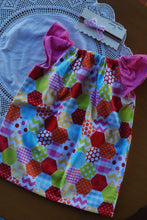 Load image into Gallery viewer, Brooke Dress Size 6-12 months Rainbow with headband set