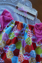 Load image into Gallery viewer, Brooke Dress Size 6-12 months Rainbow with headband set