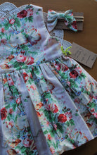 Load image into Gallery viewer, Floral Size 2 Lazy Susan Dress/Headband SET