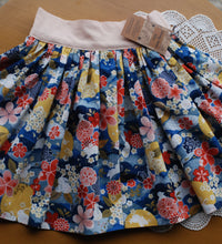 Load image into Gallery viewer, Hazel Skirt Size 5 Floral Bunny Print