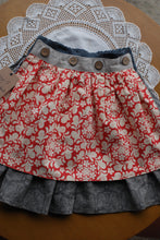 Load image into Gallery viewer, Hazel Skirt Size 5 with Reversible/Removable Apron