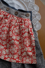 Load image into Gallery viewer, Hazel Skirt Size 5 with Reversible/Removable Apron