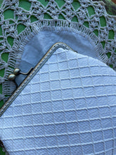 Load image into Gallery viewer, White Satin with gold threads Women’s Clutch