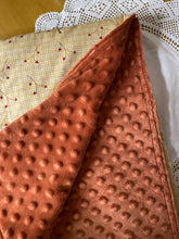Load image into Gallery viewer, Minky Baby Blanket autumn/berries