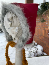 Load image into Gallery viewer, 12-18 months Corduroy/Faux Fur Pixie Hat