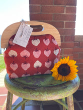 Load image into Gallery viewer, Women’s Strawberry Wooden Handle Clutch Bag