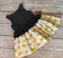 Load image into Gallery viewer, Unicorn Lazy Susan Dress size 6/7