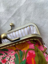 Load image into Gallery viewer, Pink Floral Women’s coin purse
