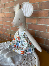 Load image into Gallery viewer, Millie Mouse Handmade Linen Doll