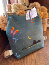 Load image into Gallery viewer, Women’s Backpack Clutch Bag Charley Harper Brazil Barkcloth Fabric