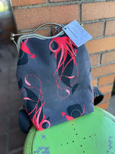 Load image into Gallery viewer, Squid + Whale Charley Harper Fabric Small Clutch Backpack
