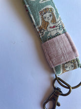 Load image into Gallery viewer, Light Blue Tropical Key Fob