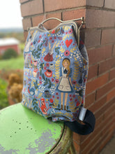 Load image into Gallery viewer, Women’s Large Backpack in Wonderland Fabric