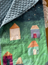 Load image into Gallery viewer, Under a Paper Moon Minky Blanket