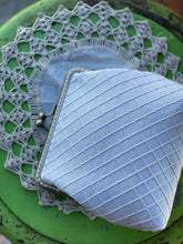 Load image into Gallery viewer, White Satin with gold threads Women’s Clutch
