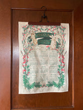 Load image into Gallery viewer, 2023Year of the Rabbit Linen Tea Towel Calendar