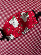 Load image into Gallery viewer, Child size Santa reversible face mask
