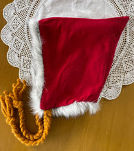 Load image into Gallery viewer, 12-18 months Corduroy/Faux Fur Pixie Hat