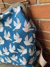 Load image into Gallery viewer, Women’s Blue Bird Backpack Clutch Bag
