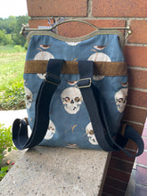 Load image into Gallery viewer, Women’s Charley Harper Canvas Print Backpack Clutch Bag